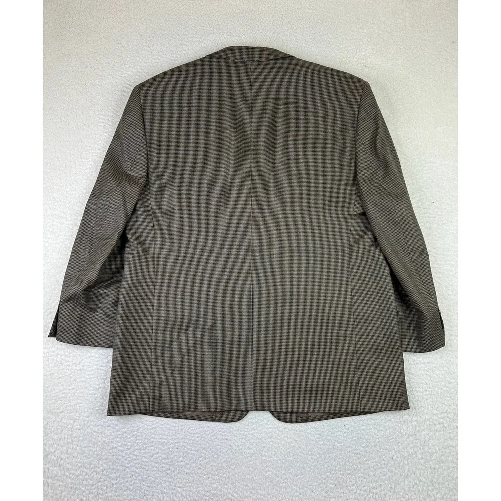 Pronto Uomo Blazer Mens 46R Regular Brown Wool Sport Coat Classic Lined Jacket